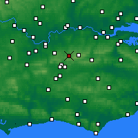 Nearby Forecast Locations - Croydon - Map