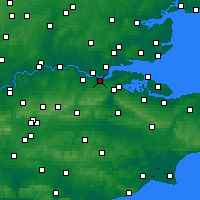 Nearby Forecast Locations - Gravesend - Map