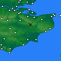 Nearby Forecast Locations - Ashford - Map