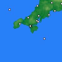 Nearby Forecast Locations - Falmouth - Map