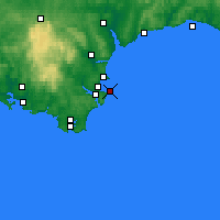 Nearby Forecast Locations - Torquay - Map