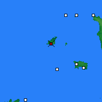 Nearby Forecast Locations - Guernsey - Map