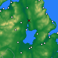 Nearby Forecast Locations - Ballymena - Map