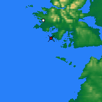 Nearby Forecast Locations - Mace Head - Map