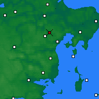 Nearby Forecast Locations - Oedum - Map