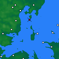 Nearby Forecast Locations - Sletterhage - Map