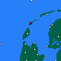 Nearby Forecast Locations - Vlieland - Map