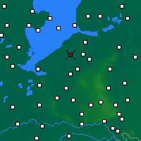 Nearby Forecast Locations - Lelystad - Map