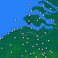 Nearby Forecast Locations - Vlissingen - Map