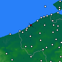 Nearby Forecast Locations - Ostend - Map