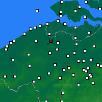 Nearby Forecast Locations - Maldegem - Map