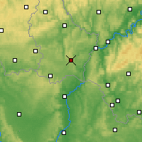 Nearby Forecast Locations - Liuksemburgas - Map