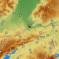 Nearby Forecast Locations - Binningen - Map