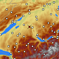 Nearby Forecast Locations - Zollikofen - Map