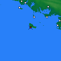 Nearby Forecast Locations - Le Talut - Map