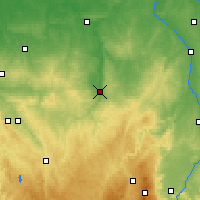 Nearby Forecast Locations - Montluçon - Map