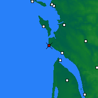 Nearby Forecast Locations - La Coubre - Map