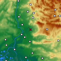 Nearby Forecast Locations - Carpentras - Map