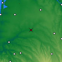 Nearby Forecast Locations - Mont-de-Marsan - Map