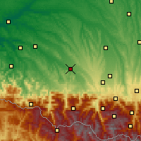Nearby Forecast Locations - Pau - Map