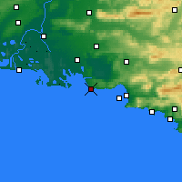 Nearby Forecast Locations - La Couronne - Map