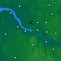 Nearby Forecast Locations - Pinneberg - Map