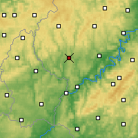 Nearby Forecast Locations - Bitburg - Map