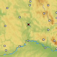 Nearby Forecast Locations - Schwandorf - Map