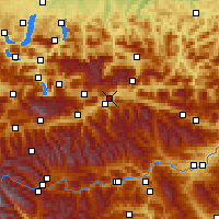 Nearby Forecast Locations - Liezen - Map