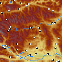 Nearby Forecast Locations - Stolzalpe - Map