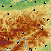 Nearby Forecast Locations - Mariazell - Map