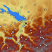 Nearby Forecast Locations - Dornbirn - Map