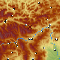 Nearby Forecast Locations - Kalwang - Map