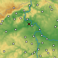 Nearby Forecast Locations - Doksany - Map