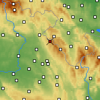Nearby Forecast Locations - Polom - Map