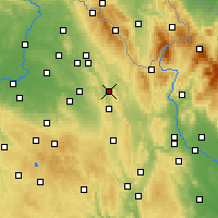 Nearby Forecast Locations - Ústí nad Orlicí - Map