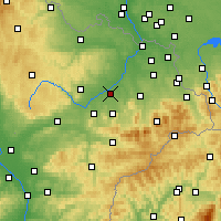 Nearby Forecast Locations - Ostrava - Map