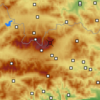 Nearby Forecast Locations - Lomnický štít - Map