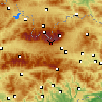 Nearby Forecast Locations - Štrbské Pleso - Map