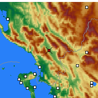 Nearby Forecast Locations - Gjirokastër - Map