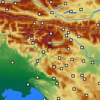 Nearby Forecast Locations - Vogel - Map