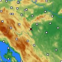 Nearby Forecast Locations - Črnomelj - Map