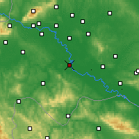 Nearby Forecast Locations - Sisak - Map