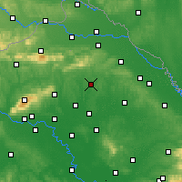 Nearby Forecast Locations - Križevci - Map