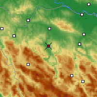 Nearby Forecast Locations - Sanski Most - Map