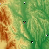 Nearby Forecast Locations - Bacău - Map