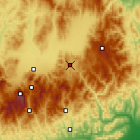 Nearby Forecast Locations - Întorsura Buzăului - Map