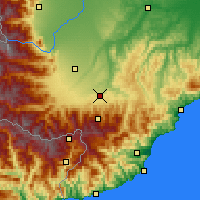 Nearby Forecast Locations - Mondovì - Map