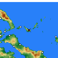 Nearby Forecast Locations - Skopelos - Map