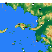 Nearby Forecast Locations - Samos - Map